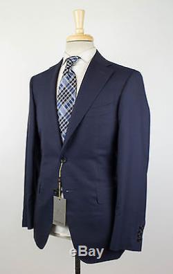 New. CANALI EXCLUSIVE 1934 Blue Super 150s Wool Blend Slim Fit Suit 50/40R $2995