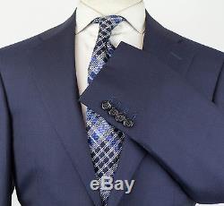 New. CANALI EXCLUSIVE 1934 Blue Super 150s Wool Blend Slim Fit Suit 50/40R $2995