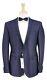 New! CORNELIANI Navy Blue Wool-Silk Slim Fit 2-Btn Tuxedo Formal Dinner Suit 40R