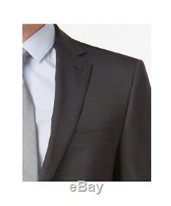 New Calvin Klein X Extreme Slim Fit Grey Wool Micro Pinstripe Suit 42 L 35w $650