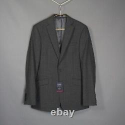 New! Charles Tyrwhitt 38 Long Grey Slim Fit Merino Business Suit Jacket