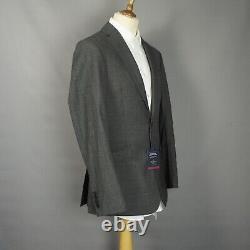 New! Charles Tyrwhitt 38 Long Grey Slim Fit Merino Business Suit Jacket