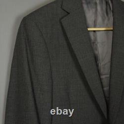 New! Charles Tyrwhitt 38 Long Grey Slim Fit Merino Business Suit Jacket