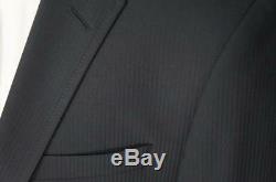 New Hugo Boss Aiko/Heise 2 Btn Wool Slim Fit Men`s Suit Solid Darkblue 40R