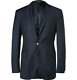 New Polo Ralph Lauren Men's Blazer Slim-Fit Wool Navy Jacket Suits Glittering 38