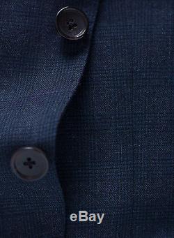 New TOM FORD Blue Suit Slim-Fit Buckley 2016/17 Wool 38 R US/48 IT 38R $5450