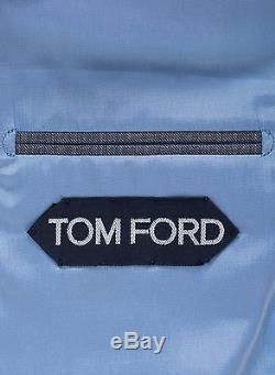 New TOM FORD Dark Gray 3pcs Suit Lightweight Wool Slim-Fit 38 R US/48 IT $5450