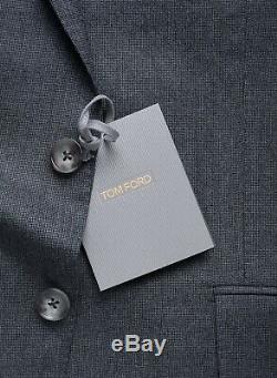 New TOM FORD O'Connor Gray Slim Fit Suit Wool US 44 R/ 54 R $5470 Fit Y
