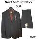 Next Men's 2 Piece Suit Navy Colour Slim Fit