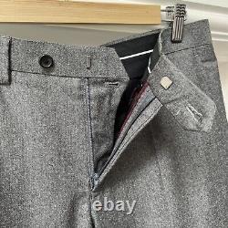 Next Signature Men's Italian Slim Fit Wool Suit Grey Jacket 36R & Trousers 32R