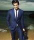Nwt Express Slim Fit Solid Navy Twill Photographer Suit (all Sizes) New
