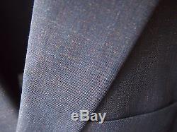 Our Legacy Navy Rainbow Acne Two Button Classic Slim Fit Suit