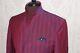 Ozwald Boateng Suit Cherry Tonic Pinstripe Bespoke Savile Row Slim Fit Uk 40r