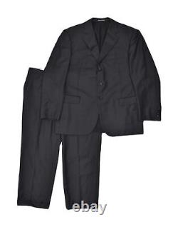 PAL ZILERI Mens Slim Fit 2 Piece Suit IT 54 2XL W32 L31 Navy Blue Wool RJ01
