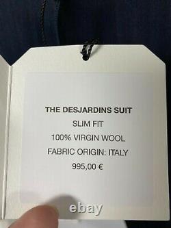 PAUL DAVIS The Desjardin Suit Slim Fit 100% Wool Italian 2 Piece Suit