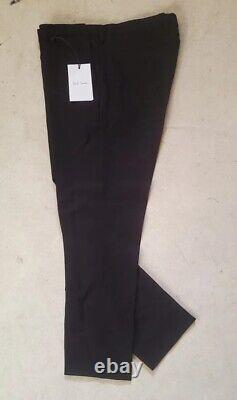 PAUL SMITH Kensington Suit Jkt 38 R Trs W 32 L 28 Slim Fit Black Wool Rrp £1295