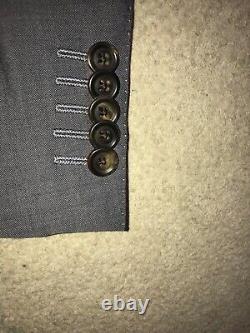 PAUL SMITH -Mens Tailored Fit GREY WOOL & MOHAIR SUIT 38 Reg W32 L32 -LOVELY