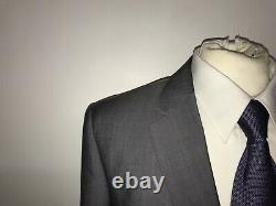 PAUL SMITH -Mens Tailored Fit GREY WOOL & MOHAIR SUIT 42 Reg -W36 L31 -LOVELY