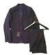 PAUL SMITH SOHO SUIT Jacket 38 R Trousers 32 Slim Fit Blue Pure Mohair Italy