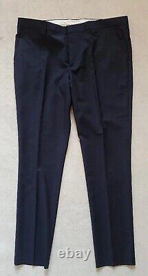 PAUL SMITH SOHO SUIT Jacket 48 R Trousers 40 Slim Fit Blue Mohair Wool Rrp £995