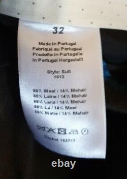 PAUL SMITH SUIT 2 Pce Jacket 38 R Trousers 32 Slim Fit Grey Mohair Rrp £995