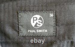 PAUL SMITH SUIT 2 Pce Jacket 40 R Trousers 36 Slim Fit Midnight Purple Rrp £995