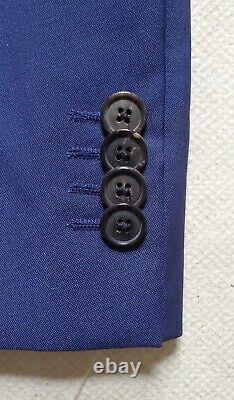 PAUL SMITH SUIT Jacket 38 R Trousers 32 Soho Fit Midnight Blue Wool Rrp £995