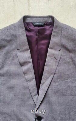 PAUL SMITH SUIT The Kensington Jacket 40 r Trousers 34 Slim Fit Grey Wool Italy