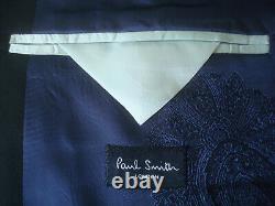 PAUL SMITH Travel Suit 48 / 58 Wool & Mohair Slim Fit RRP £575 BNWT