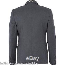 PHILIPP PLEIN DK Grey Slim Fit 100 SUPER WOOL Suit BNWT IT50 UK40 Made In Italy