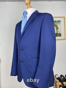 POLO RALPH LAUREN Custom Fit Blue Label Modern Slim Suit (38R) Made in Italy