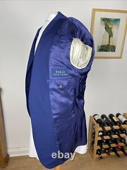 POLO RALPH LAUREN Custom Fit Blue Label Modern Slim Suit (38R) Made in Italy