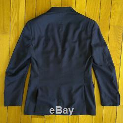 POLO RALPH LAUREN Mens Custom Fit Solid Navy Blue 2 Button Wool Suit 40R Recent