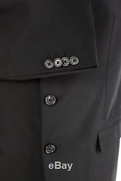 PRADA Anzug Gr. 48 Slim Fit Sakko Hose Business Suit Jacket Pants Schwarz