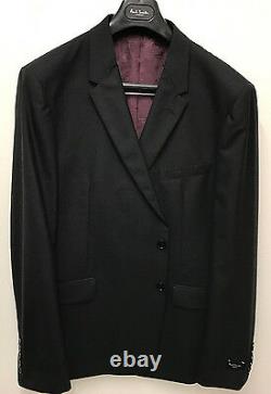 Paul Smith Blazer / Suit Jacket LONDON FLORAL Black Slim Fit UK44R Chest 44