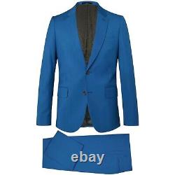 Paul Smith Byard Tailored-Fit Half-Canvas Blue Wool 2-Button Suit 38R $1500