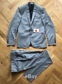 Paul Smith Grey Slim Fit Suit 38 Jacket / 32 Trousers BNWT