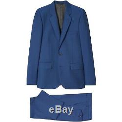 Paul Smith Half-Canvas Soho-Fit Blue Wool Mohair'A Suit To Travel In' UK38