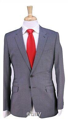 Paul Smith Recent Solid Gray Slim Fit 2-Btn Wool Suit 38S