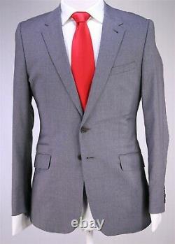 Paul Smith Recent Solid Gray Slim Fit 2-Btn Wool Suit 38S