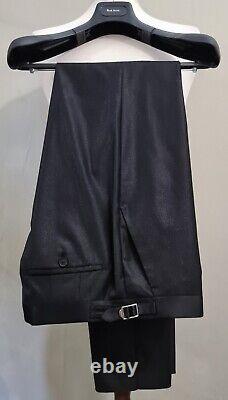 Paul Smith Soho Tailored Slim Fit Evening Suit Black uk 38 eu 48 Waist 32