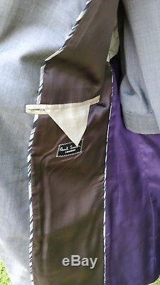 Paul Smith Suit Grey / Sharkskin Hardly Used 36R slim fit 30W