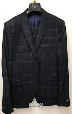 Paul Smith Suit PRINCE OF WALES BOX CHECK KENSINGTON Slim Fit UK40R RRP £1155