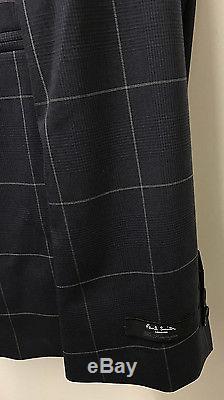 Paul Smith Suit PRINCE OF WALES BOX CHECK KENSINGTON Slim Fit UK40R RRP £1155