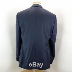 Paul Smith The Byard Shadow Micro Check Blue Black Slim Fit 42r Suit Coat 35w