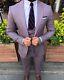 Pink Slim-Fit Suit 3-Piece, All Sizes Acceptable #112
