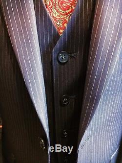 Pinstripe, 36R Slim Fit, Three Piece Suit. BNWT from our Leamington Spa Shop