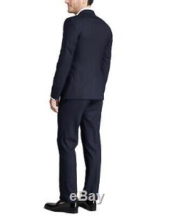 Prada Men's Extra Slim Fit Dark Blue Virgin Wool Made in Italy Suit 40R (50R EU)
