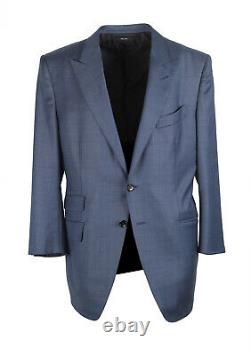 PreOwned Tom Ford O'Connor Blue Solid Suit Size 52 / 42R U. S. Fit Y