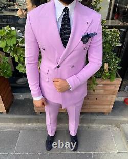 Purple Slim-Fit Suit 2-Piece, All Sizes Acceptable #250